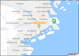 map of Kawasaki