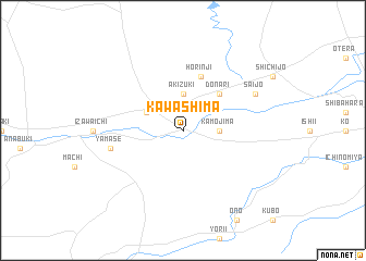 map of Kawashima
