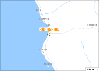 map of Kawashimo