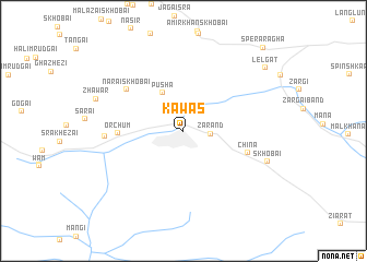 map of Kawas