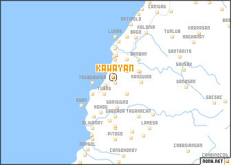 map of Kawayan