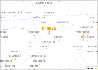 map of Kawayé