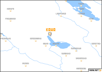map of Kawa