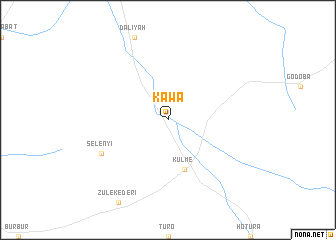 map of Kawa