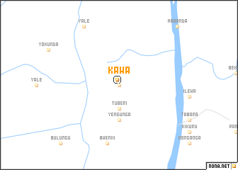 map of Kawa