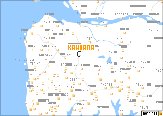 map of Kawbana