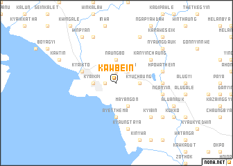 map of Kawbein