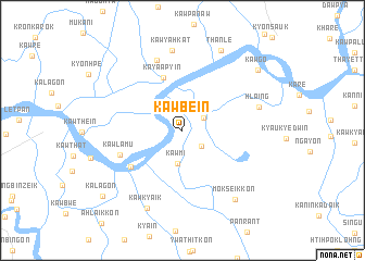 map of Kawbein