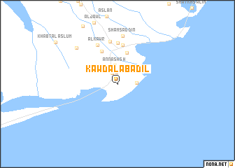 map of Kawd al ‘Abādil