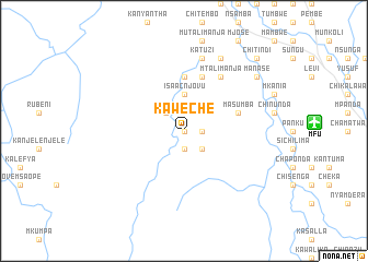 map of Kaweche