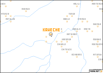 map of Kaweche