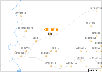 map of Kawene