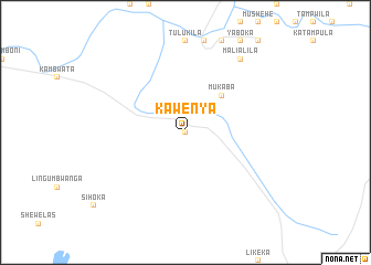 map of Kawenya