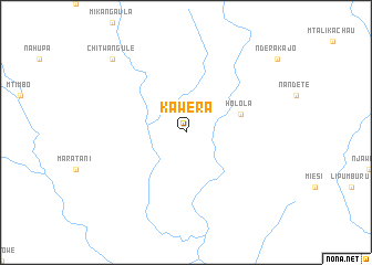 map of Kawera