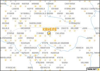 map of Kawere