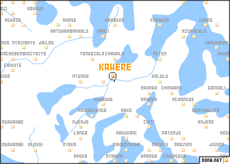 map of Kawere