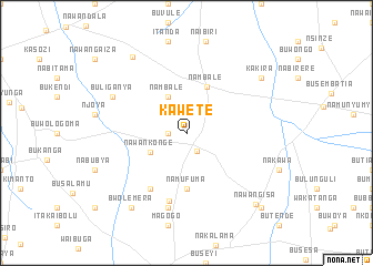 map of Kawete