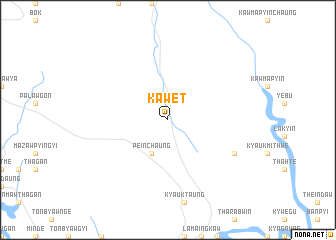 map of Kawet