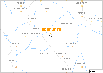 map of Kaweweta