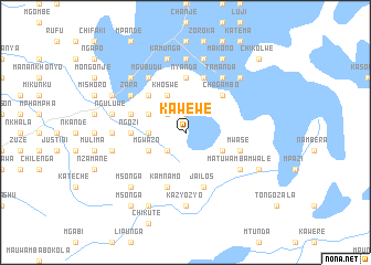 map of Kawewe