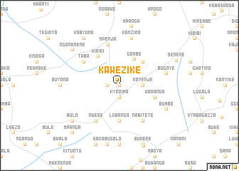 map of Kawezike