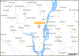 map of Kawgun