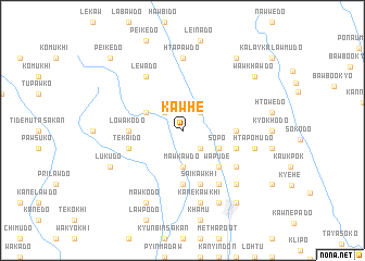 map of Kawhe