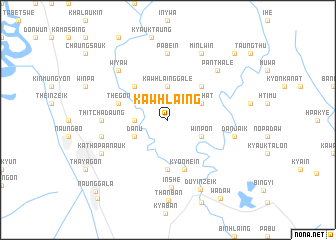 map of Kawhlaing