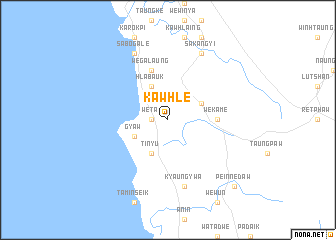 map of Kawhle