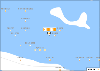 map of Kawina
