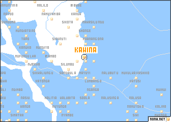map of Kawina