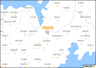 map of Kawini