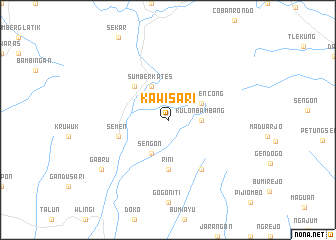 map of Kawisari