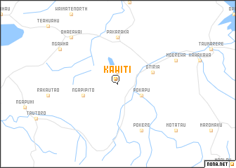 map of Kawiti