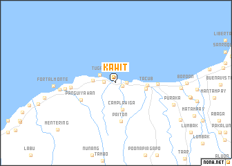 map of Kawit