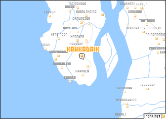 map of Kawkadaik