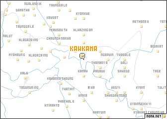 map of Kawkama