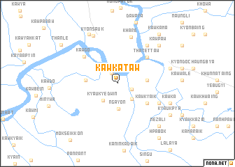 map of Kawkataw