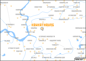 map of Kawkathaung