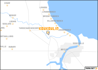 map of Kawkawlin