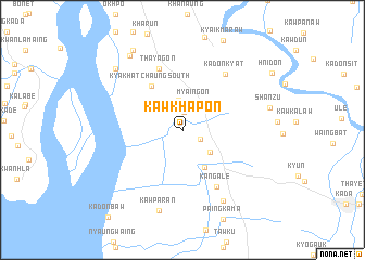map of Kawkhapon