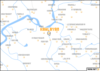 map of Kawlayan
