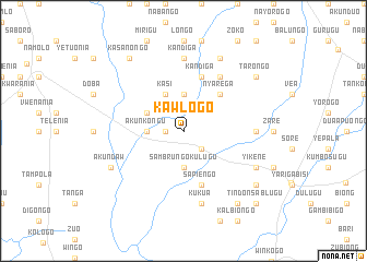 map of Kawlogo