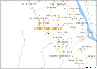 map of Kawm ad Duwayr