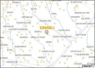 map of Kawm ‘Alī