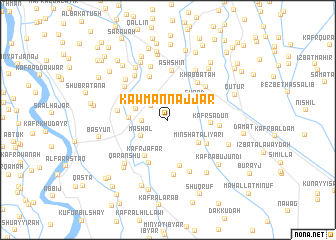 map of Kawm an Najjār