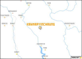 map of Kawmapyinchaung