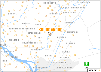 map of Kawm as Samn