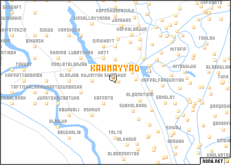 map of Kawm ‘Ayyād