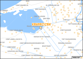 map of Kawm ‘Azīzah